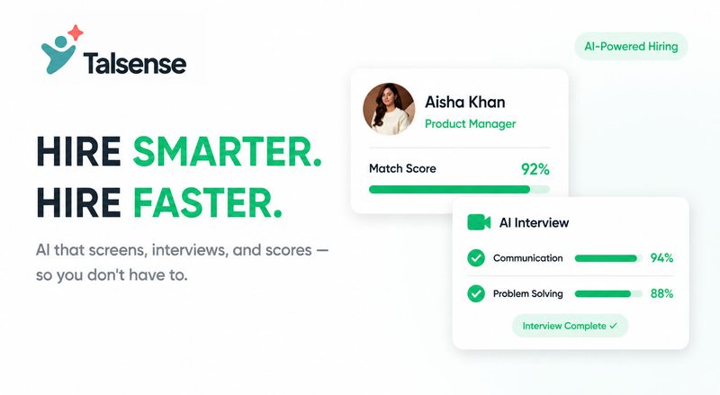 Talsense — AI Hiring Platform Explainer