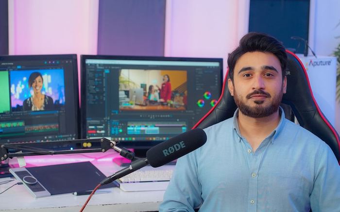 Muhammad Faisal Zahoor editing setup